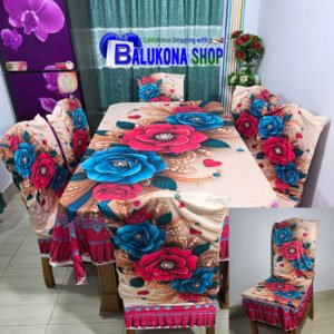 3Dপ্রিমিয়াম ডাইনিং ফুল কভার সেট